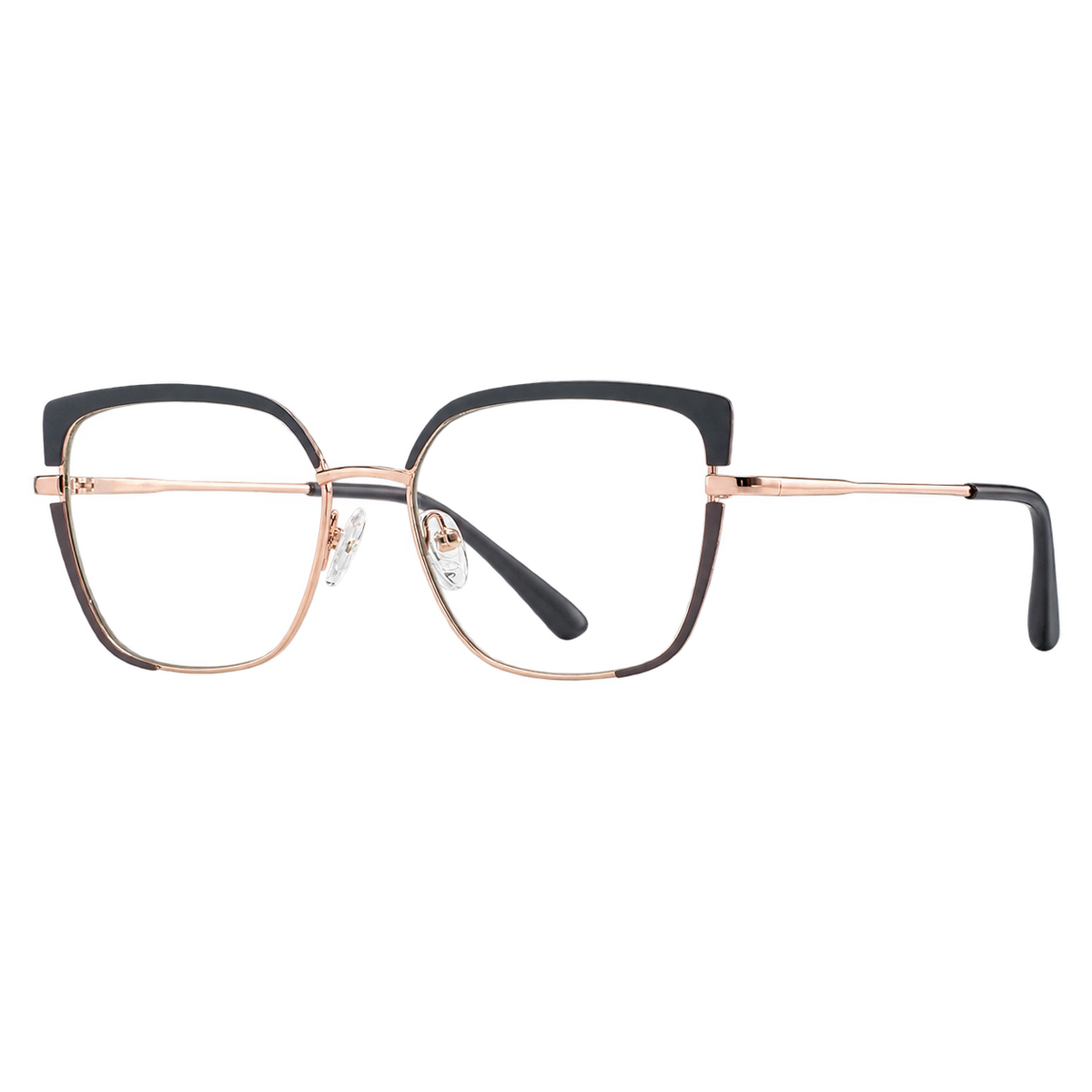 משקפי אור כחול RETINA DUO | מסגרת מתכת דו־גונית