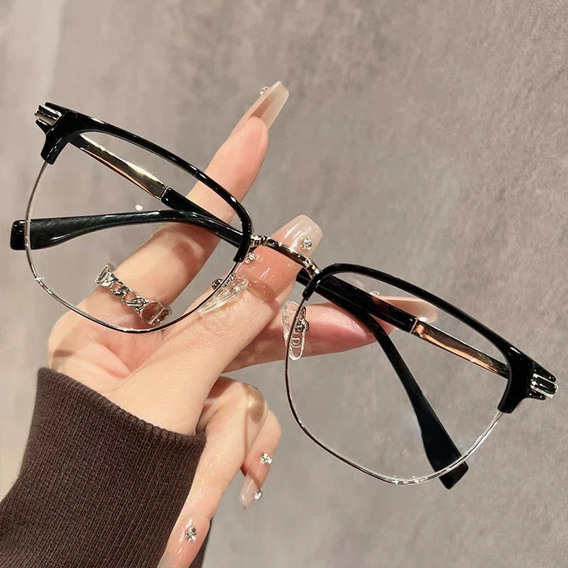 משקפי אור כחול RETINA READER | מסגרת חצי־מתכת
