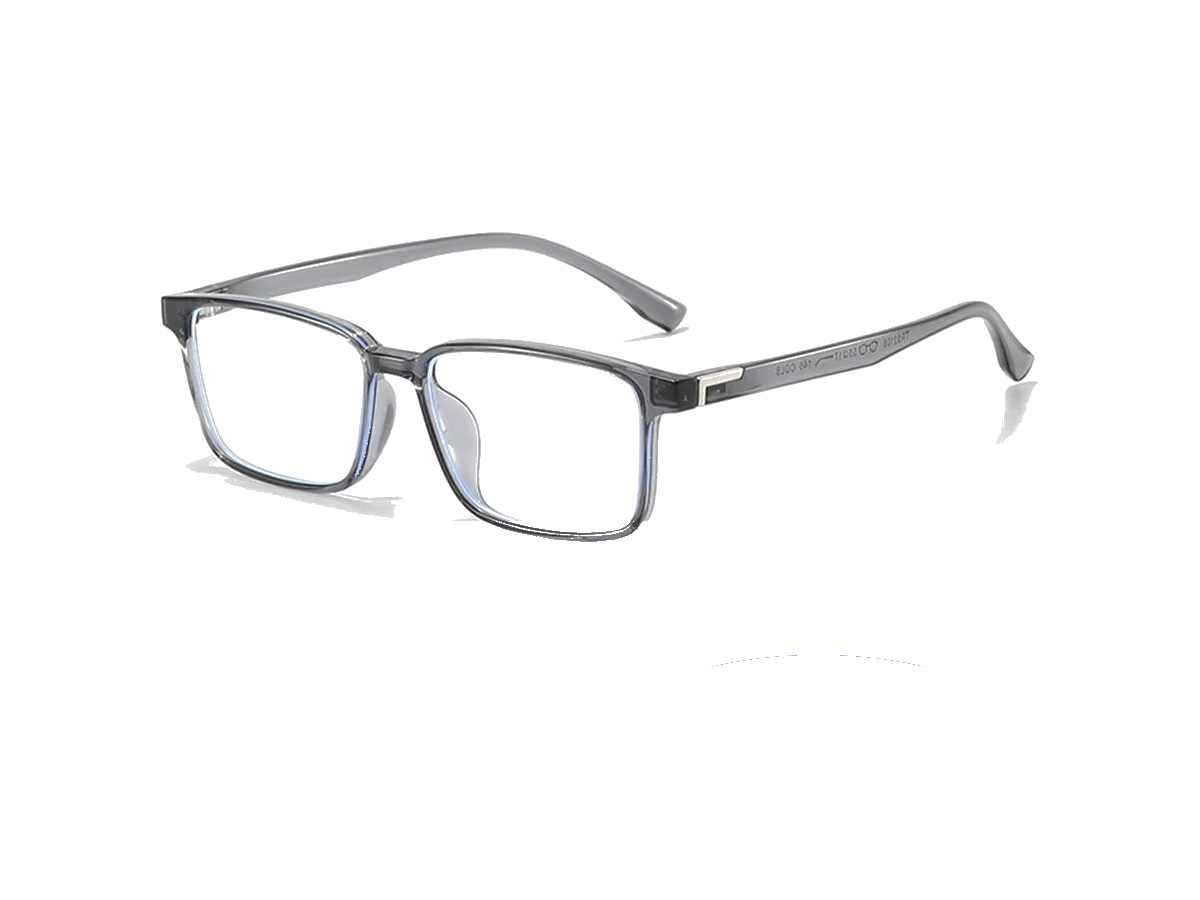 משקפי אור כחול RETINA CLASSIC צבע אפור ללא רקע וללא צל